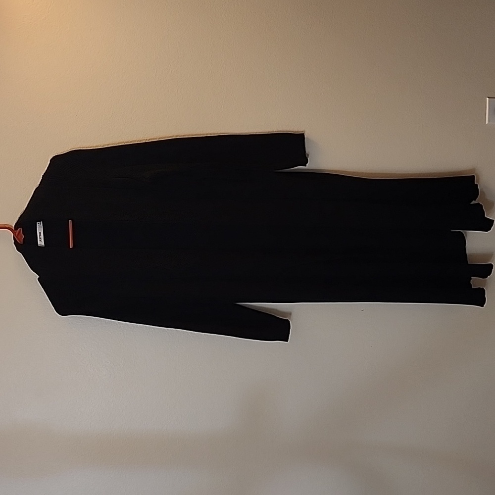 JustFab Black Open Cardigan Jacket Sz XL